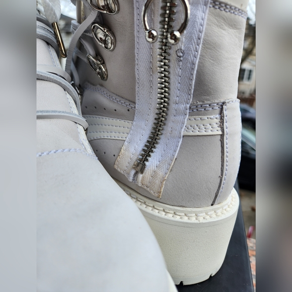 PUMA x FENty Rihanna LaceUp Combat Boots - White - Picture 7 of 12